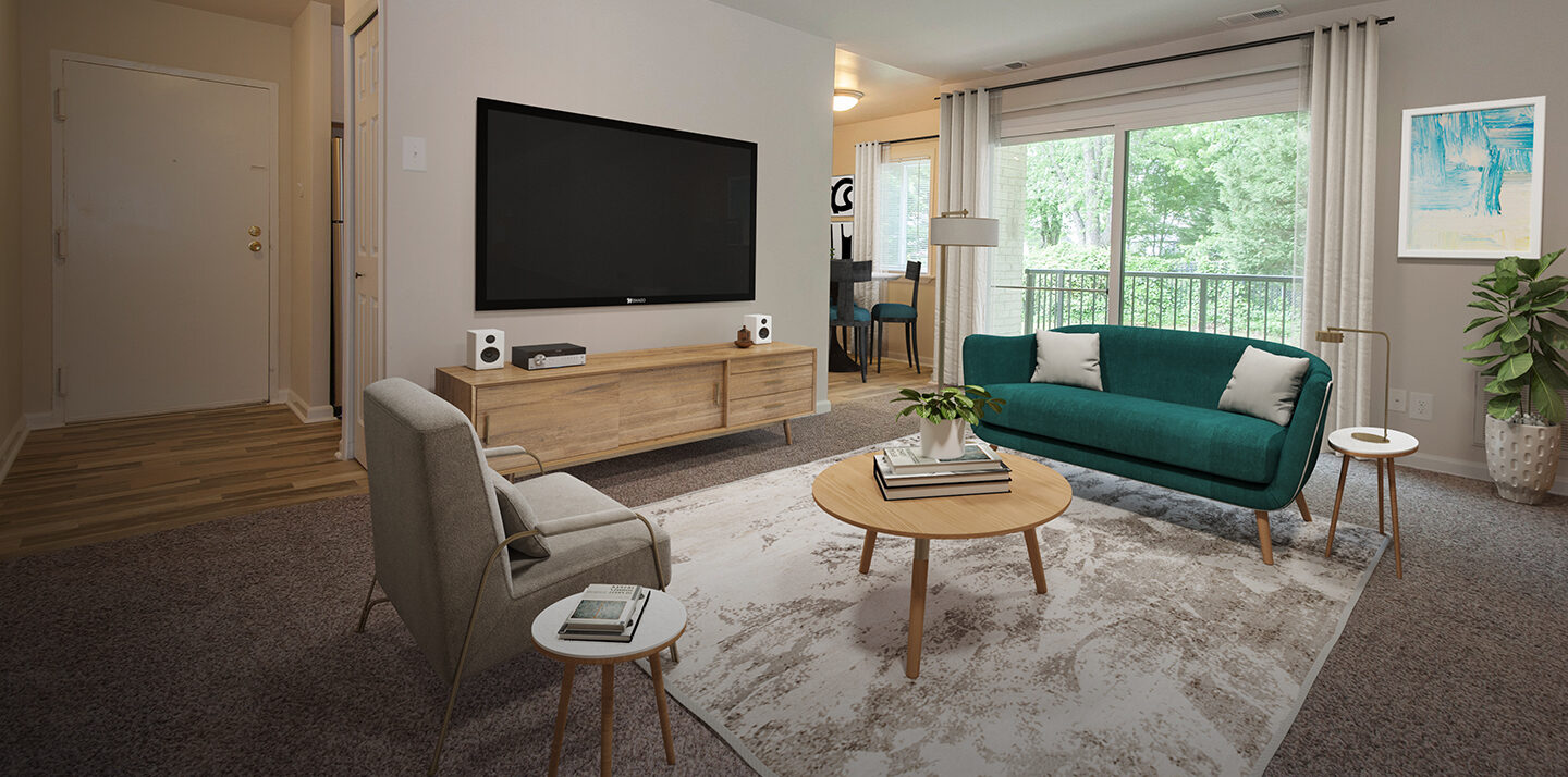 Interior of the Flats at River Mill apartment